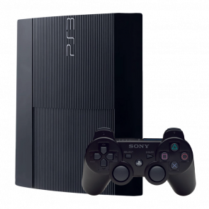 Набір Консоль Sony PlayStation 3 Super Slim 500GB Black Б/У + Геймпад Бездротовий DualShock 3 Набір Консоль Sony PlayStation 3 Super Slim 500GB Black Б/У + Геймпад Бездротовий DualShock 3 - Retromagaz