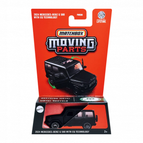 Тематична Машинка Matchbox 2024 Mercedes-Benz G 580 With EQ Technology Moving Parts 1:64 JBW92 Black