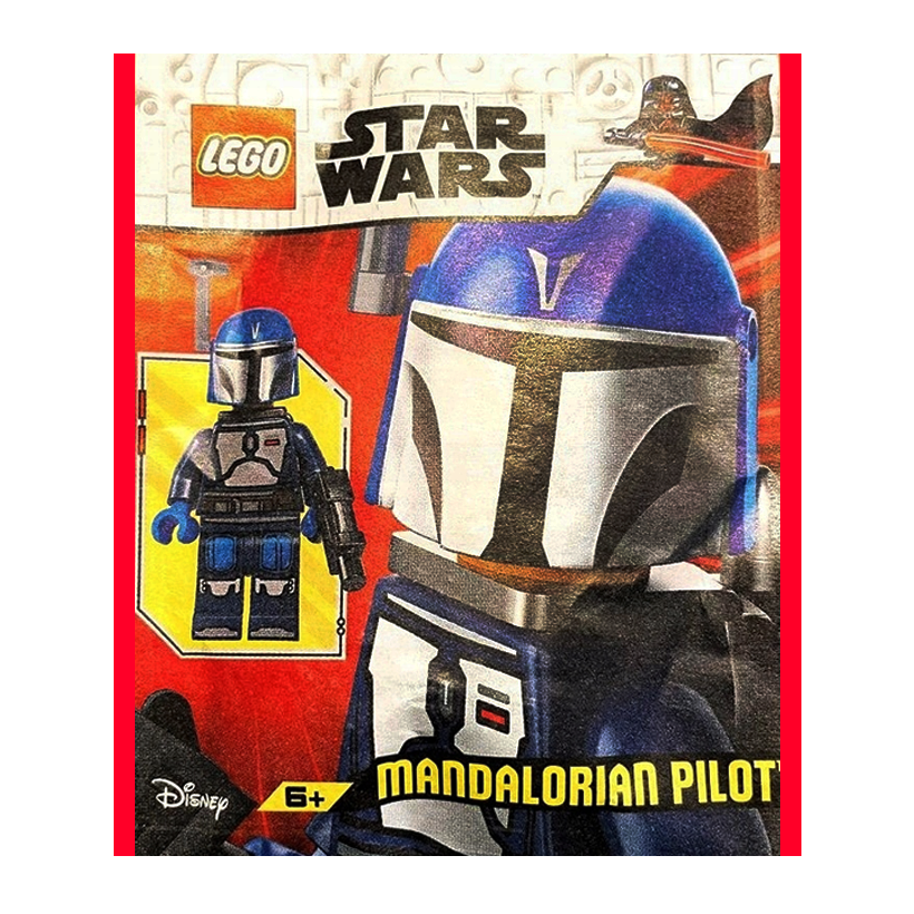 Конструктор Lego Фігурка Mandalorian Pilot Paper Bag Star Wars 912401 sw1259 Новий - Retromagaz