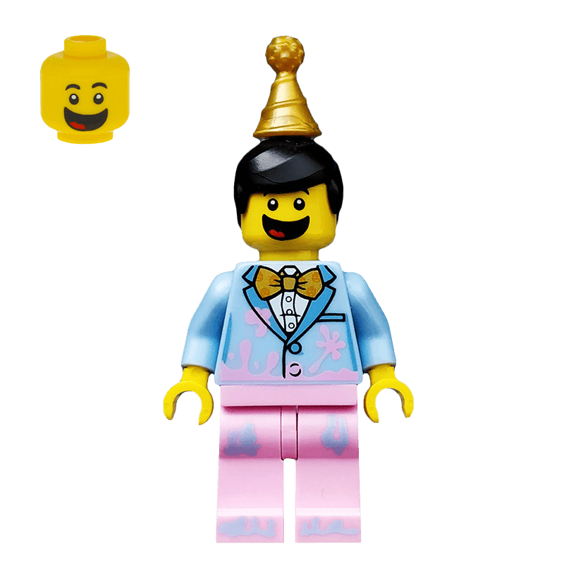 Фігурка Lego Series 18 Birthday Cake Guy Collectible Minifigures col321 Б/У - Retromagaz