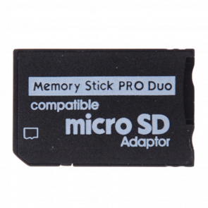 Переходник RMC PlayStation Portable с microSD на Memory Stick PRO Duo Black - Retromagaz