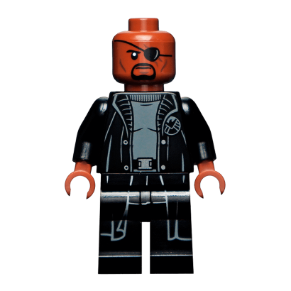 Фігурка Lego Nick Fury Shirt Tail Super Heroes Marvel sh585a 1 Б/У - Retromagaz