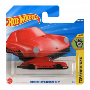 Машинка Базовая Hot Wheels Porsche 911 Carrera Clip Experimotors 1:64 JBB12 Red Машинка Базовая Hot Wheels Porsche 911 Carrera Clip Experimotors 1:64 JBB12 Red - Retromagaz