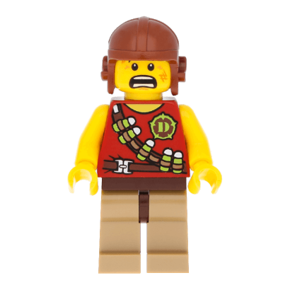 Фигурка Lego Adventure Dino Hero Tranquilizer Belt dino001 1шт Б/У Хороший - Retromagaz