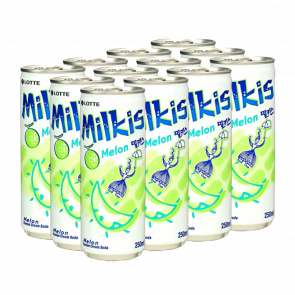 Набір Напій 12шт Lotte Milkis Газований Молочний Диня 250ml