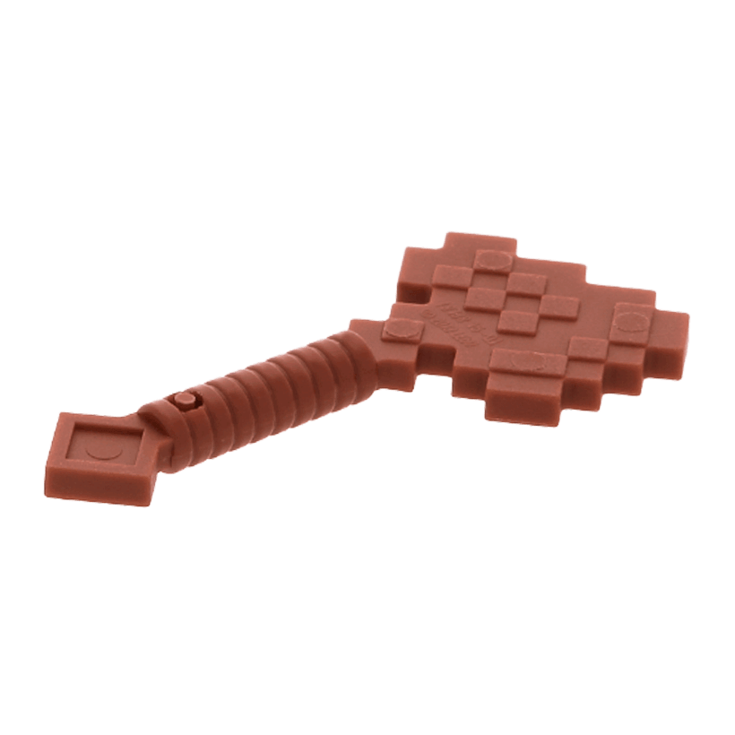 Зброя 2шт Lego Minecraft Axe Pixelated 18788 6093625 Reddish Brown Б/У - Retromagaz