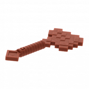 Оружие Lego Axe Pixelated Minecraft 18788 6093625 Reddish Brown 2шт Б/У