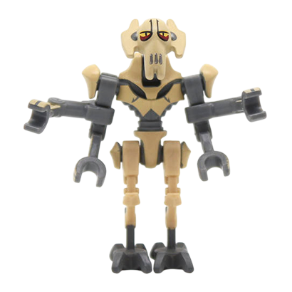 Фігурка Lego Джедай General Grievous Bent Legs Tan Armor Star Wars sw0254 Б/У - Retromagaz