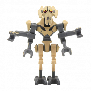 Фігурка Lego Джедай General Grievous Bent Legs Tan Armor Star Wars sw0254 Б/У