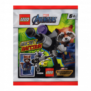 Конструктор Lego Фігурка Rocket Raccoon Paper Bag Super Heroes 242404 sh0875 Новий