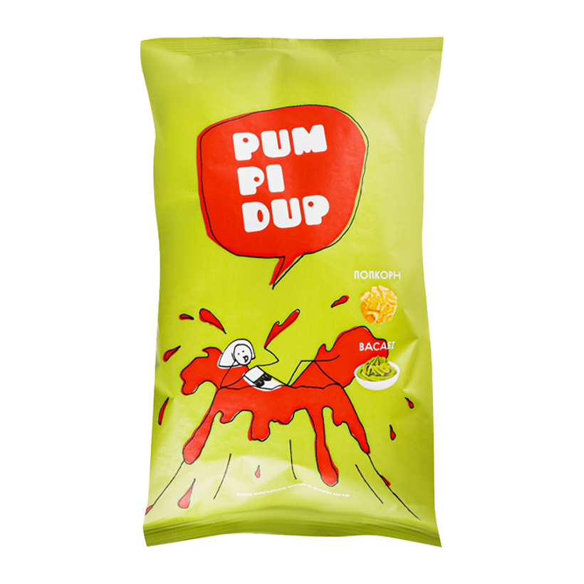 Попкорн Pumpidup со Вкусом Васаби 90g - Retromagaz