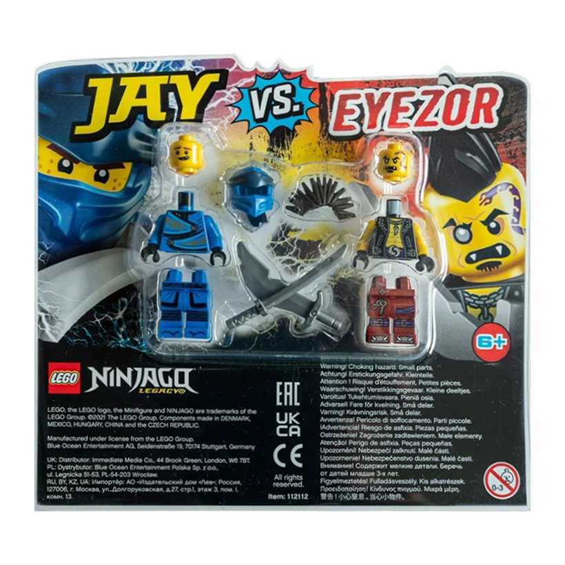 Конструктор Lego Фигурка Jay vs. Eyezor Blister Pack Super Heroes 112112 njo0639 njo0489 Новый - Retromagaz