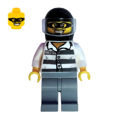 Фігурка Lego 973pb1557 Prisoner 86753 City Police cty0751 Б/У - Retromagaz
