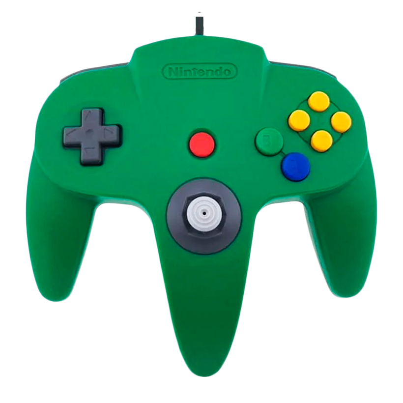 Геймпад Проводной Nintendo N64 NUS-005 Green 1.9m Б/У - Retromagaz