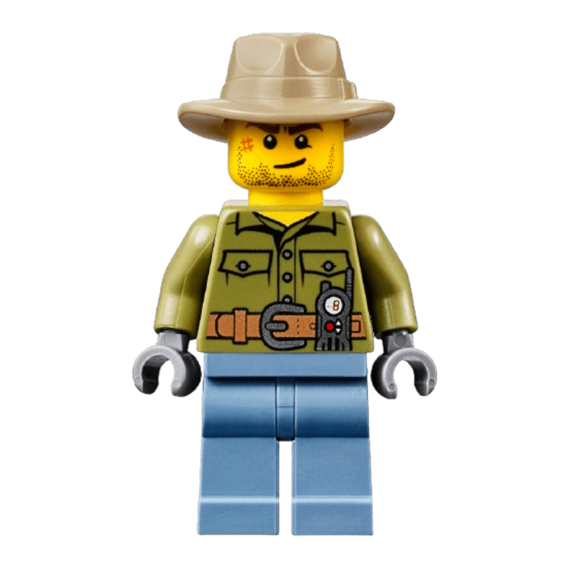 Фігурка Lego Volcano Explorers 973pb2454 Male Shirt with Belt and Radi City cty0694 Б/У - Retromagaz