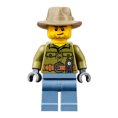 Фигурка Lego City Volcano Explorers 973pb2454 Male Shirt with Belt and Radi cty0694 1шт Б/У Хороший - Retromagaz