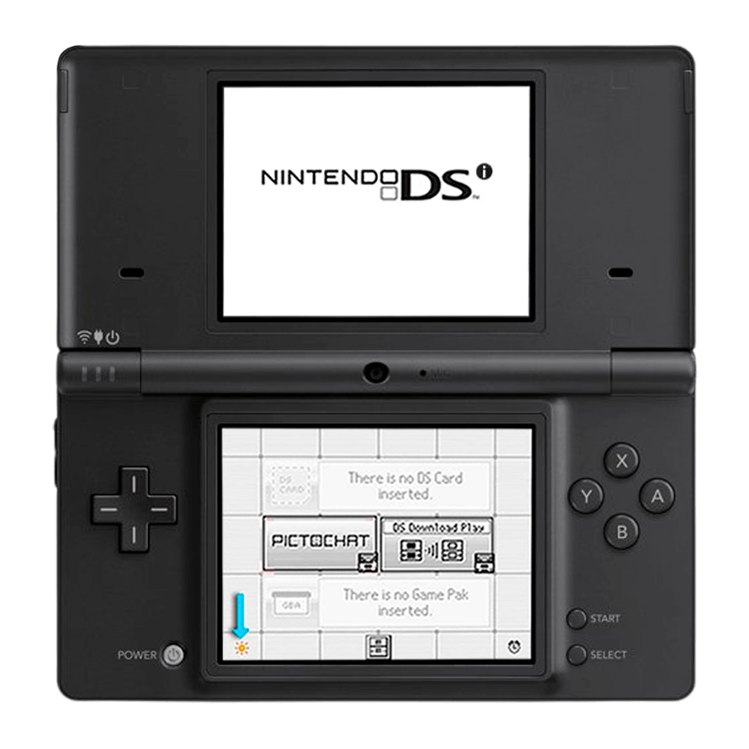 Консоль Nintendo DS i Модифікована 1GB Matte Black + 10 Вбудованих Ігор Б/У Нормальний - Retromagaz