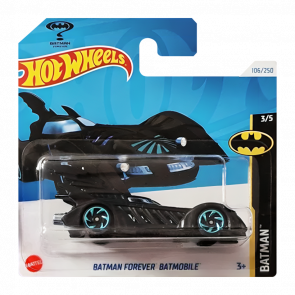 Машинка Базовая Hot Wheels Batman Forever Batmobile Treasure Hunts Batman 1:64 HTF19 Black