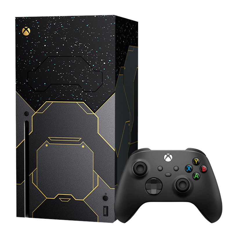 Набор Консоль Microsoft Xbox Series X Halo Limited Edition 1TB Black Б/У  + Геймпад Беспроводной - Retromagaz