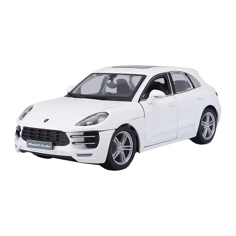 Машинка Bburago Porsche Porsche Macan 1:24 White - Retromagaz