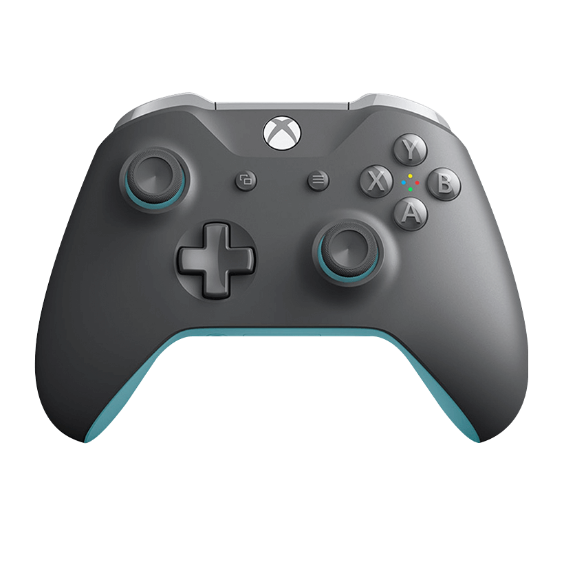Геймпад Бездротовий Microsoft Xbox One Version 2 Grey Blue Б/У - Retromagaz