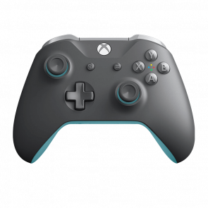 Геймпад Беспроводной Microsoft Xbox One Version 2 Grey Blue Б/У - Retromagaz