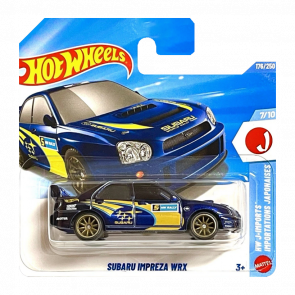 Машинка Базовая Hot Wheels Subaru Impreza WRX Super Treasure Hunt STH HW J-Imports 1:64 JJM23 Blue - Retromagaz