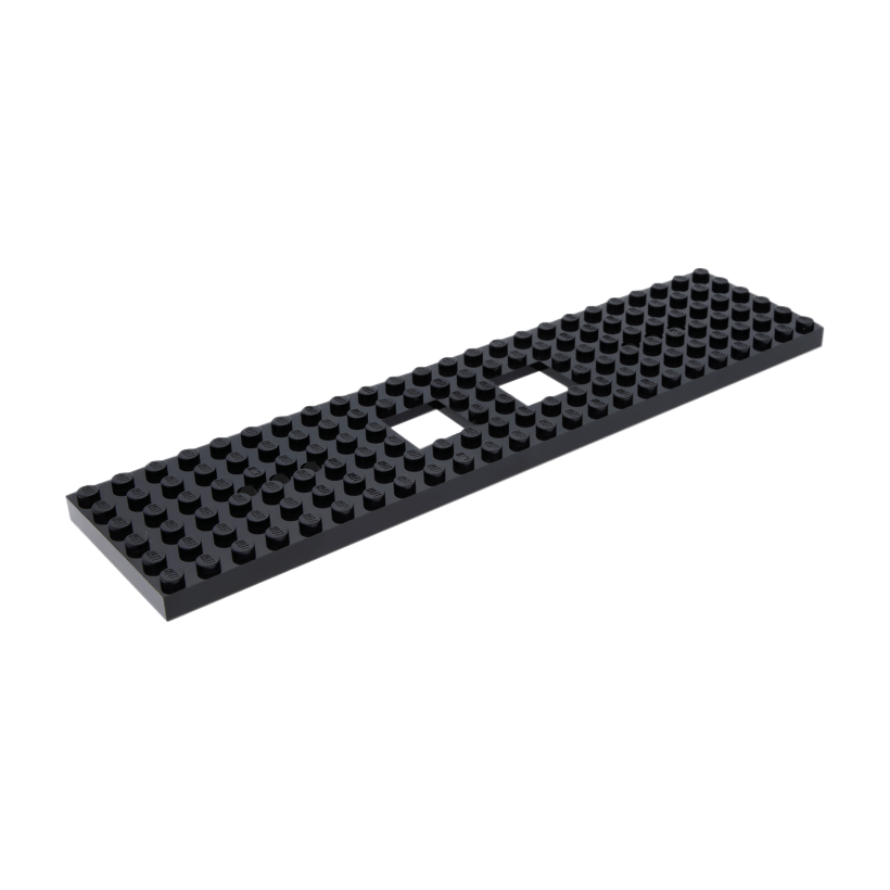 Для Поїзда Lego Основа 6 x 24 92088 6016487 Black Б/У - Retromagaz