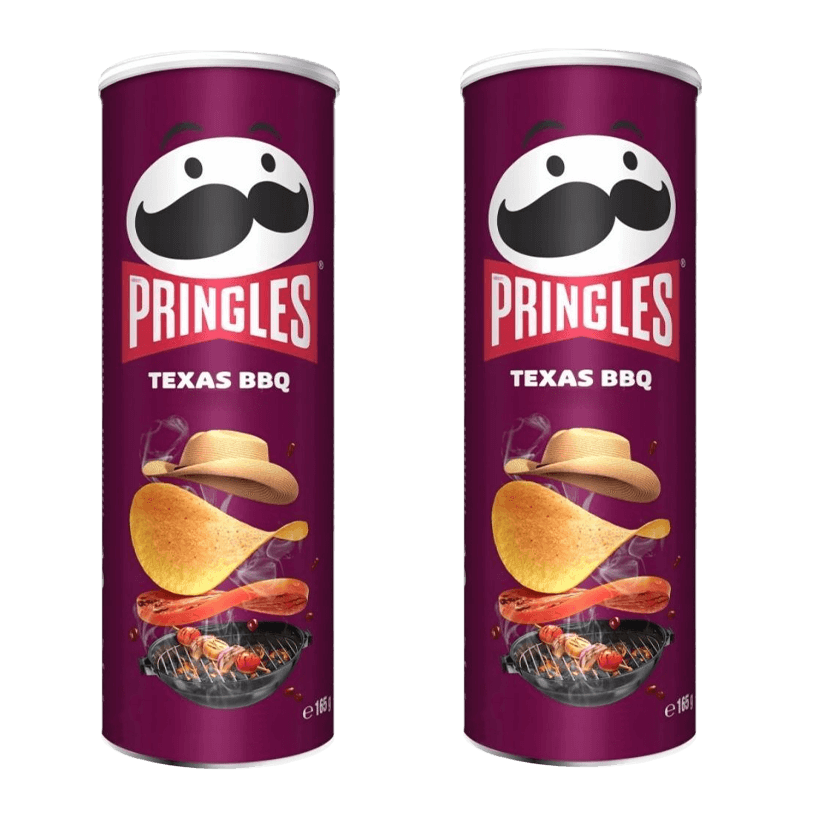 Набор Чипсы 2шт Pringles Texas BBQ 165g - Retromagaz