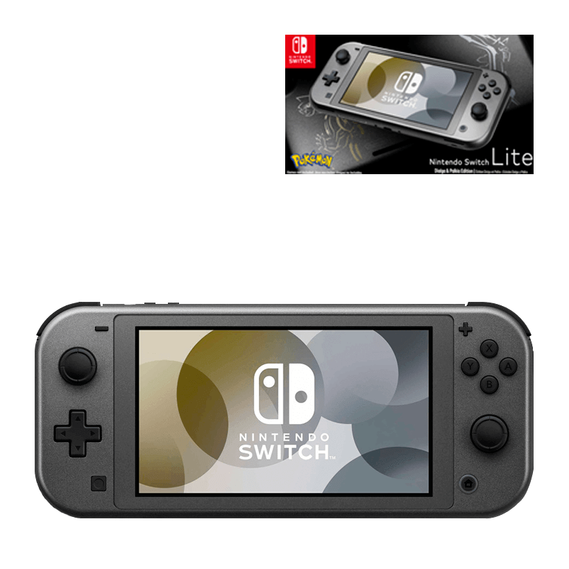 Консоль Nintendo Switch Lite Pokemon Dialga & Palkia Limited Edition 32GB Dark Grey + Коробка Б/У - Retromagaz