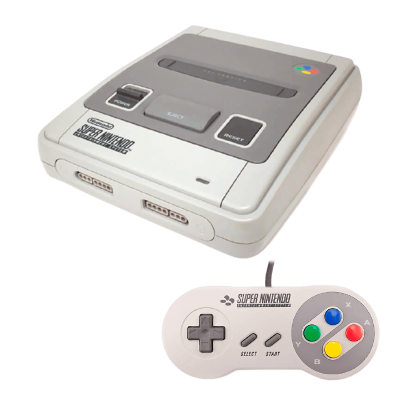 Консоль Стаціонарна Nintendo SNES (PAL) Grey Б\У Хороший - Retromagaz