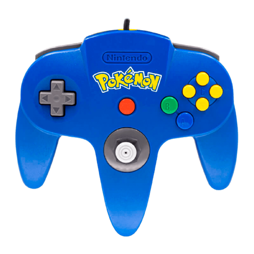 Геймпад Дротовий Nintendo N64 Pokemon Edition Blue Б/У Нормальний - Retromagaz
