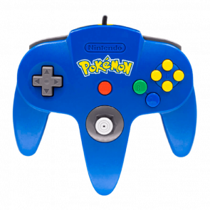 Геймпад Проводной Nintendo N64 Pokemon Edition Blue Б/У Нормальный