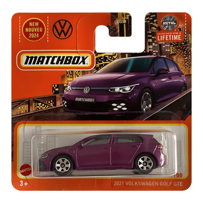 Машинка Велике Місто Matchbox 2021 VW Golf GTE Metro 1:64 HVK97/HVN25 Purple - Retromagaz