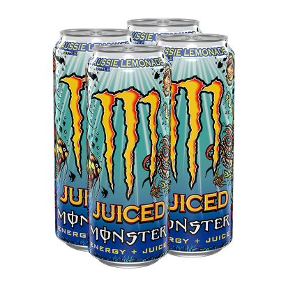 Набор Напиток Энергетический 4шт Monster Energy Aussie Lemonade 500ml - Retromagaz