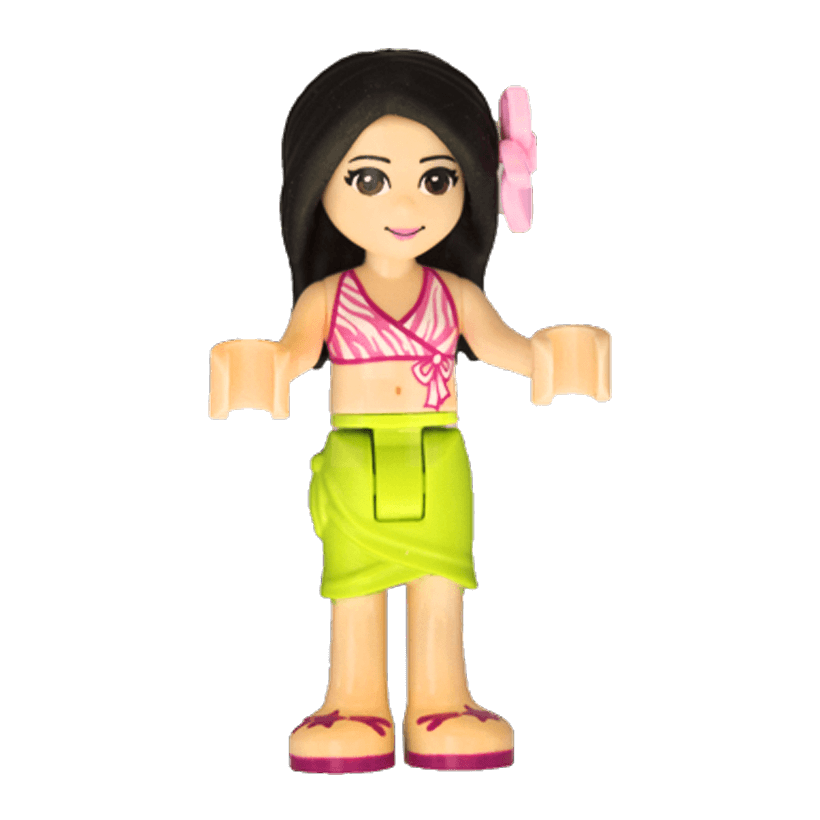 Фігурка Lego Girl Martina Lime Wrap Skirt Friends frnd199 2 Б/У - Retromagaz