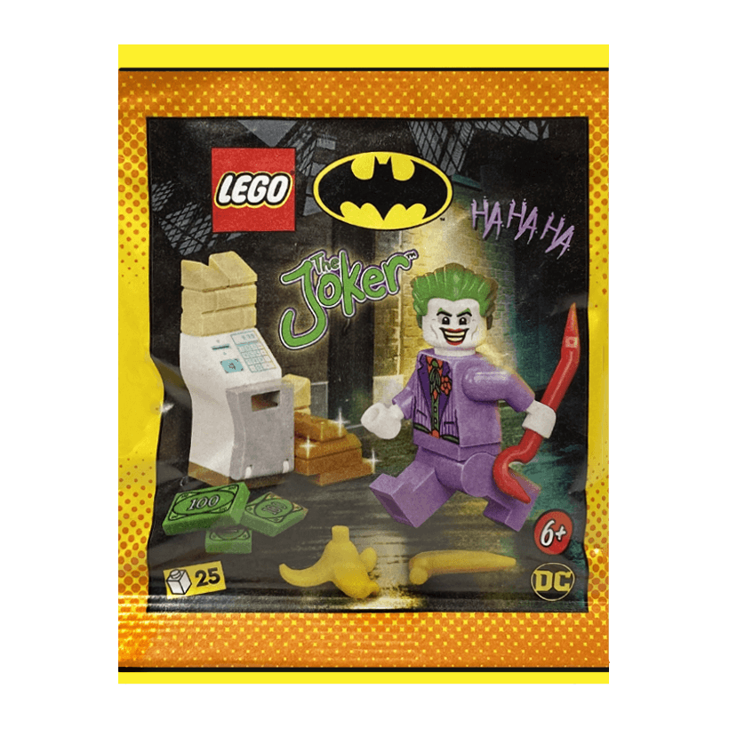Конструктор Lego Фігурка The Joker With ATM Paper Bag Super Heroes 212405 sh0903 Новий - Retromagaz
