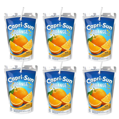 Набір Напій Соковий Capri-Sun Orange 200ml 6шт - Retromagaz