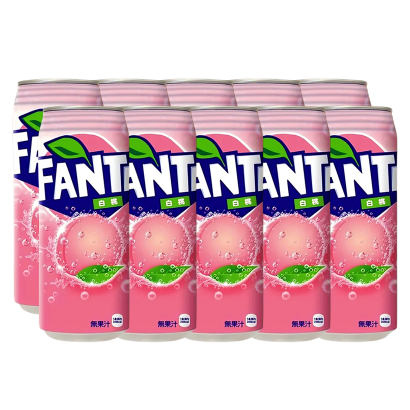 Набір Напій 10шт Fanta White Peach (Japan) 500ml - Retromagaz
