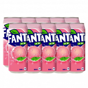 Набор Напиток 10шт Fanta White Peach (Japan) 500ml - Retromagaz