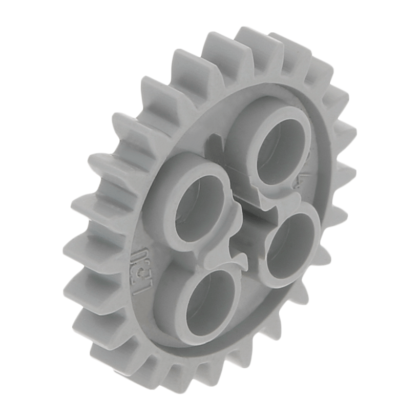 Technic Lego Шестірня 24 Tooth 3648 24505 364802 4107543 4211565 Light Bluish Grey Б/У - Retromagaz