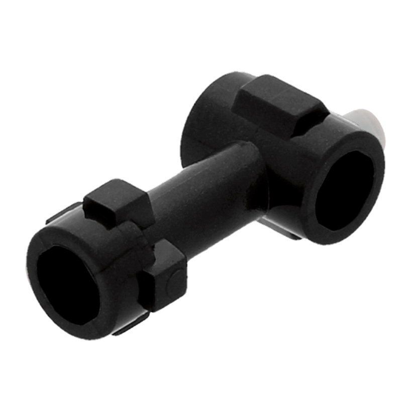 Стержень 20шт Lego Соединитель with Top Stud and 2 Side Studs 1L 92690 6158415 Pearl Dark Grey Б/У - Retromagaz