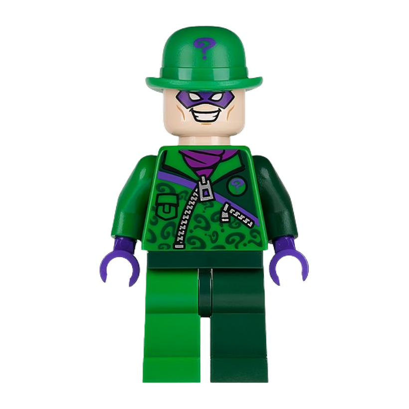 Фигурка Lego DC Riddler Green and Dark Green Zipper Outfit Super Heroes sh0088 Б/У - Retromagaz