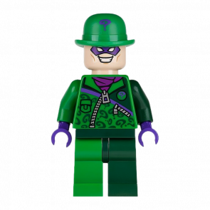 Фігурка Lego DC Riddler Green and Dark Green Zipper Outfit Super Heroes sh0088 Б/У - Retromagaz