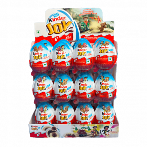 Набор Шоколадное Яйцо 24шт Kinder Joy For Boys 20g - Retromagaz