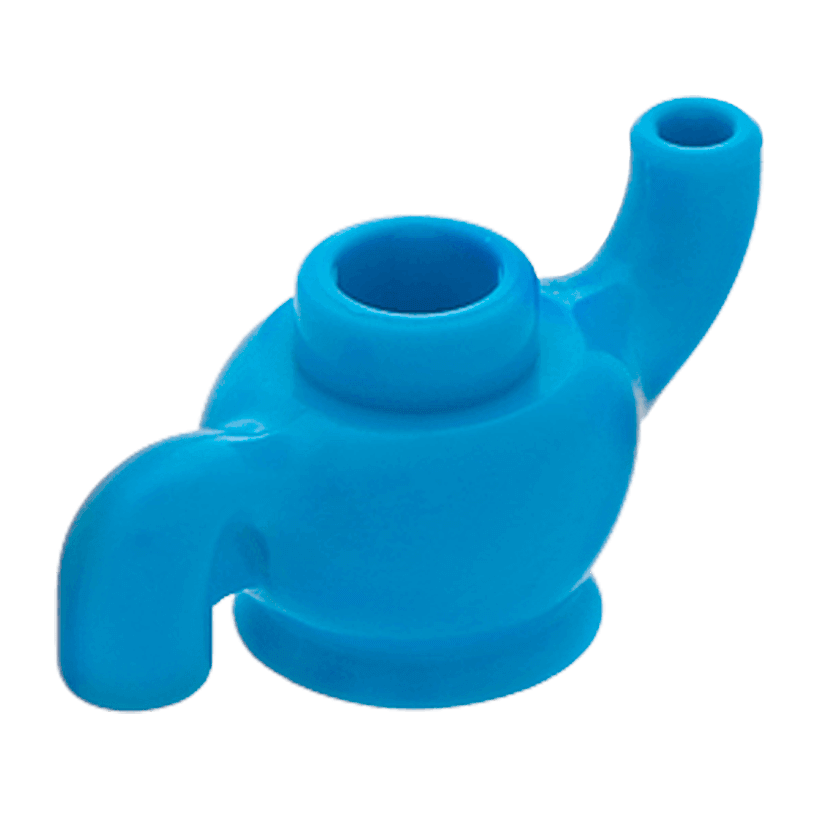 Посуд 2шт Lego Genie Lamp Teapot 98383 6109645 Dark Azure Б/У - Retromagaz