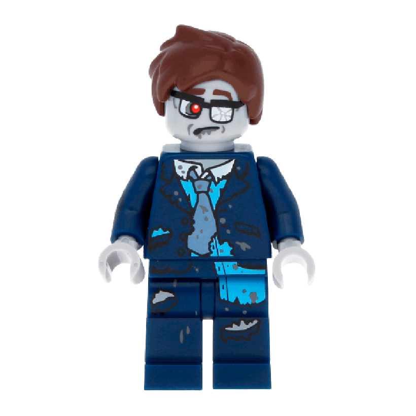 Фігурка Lego Series 14 Zombie Businessman Collectible Minifigures col14-13 col223 Б/У - Retromagaz