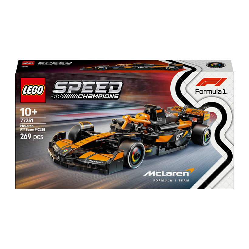 Конструктор Lego Автомобиль Для Гонки McLaren F1 Team MCL38 Speed Champions 77251 Новый - Retromagaz