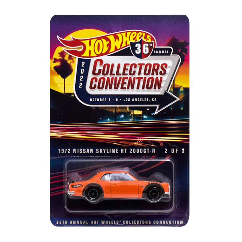 Машинка Premium Hot Wheels 1972 Skyline H/T 2000GT-R Collectors 1:64 HGK68 Orange - Retromagaz