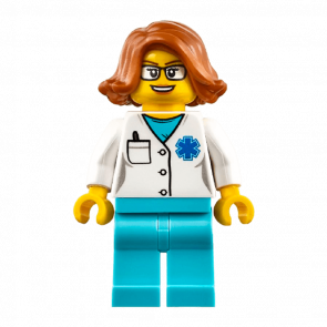 Фігурка Lego Hospital Doctor EMT Star of Life City cty0900 Б/У